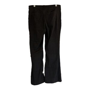 Nydj linen viscose blend black pants size 4p